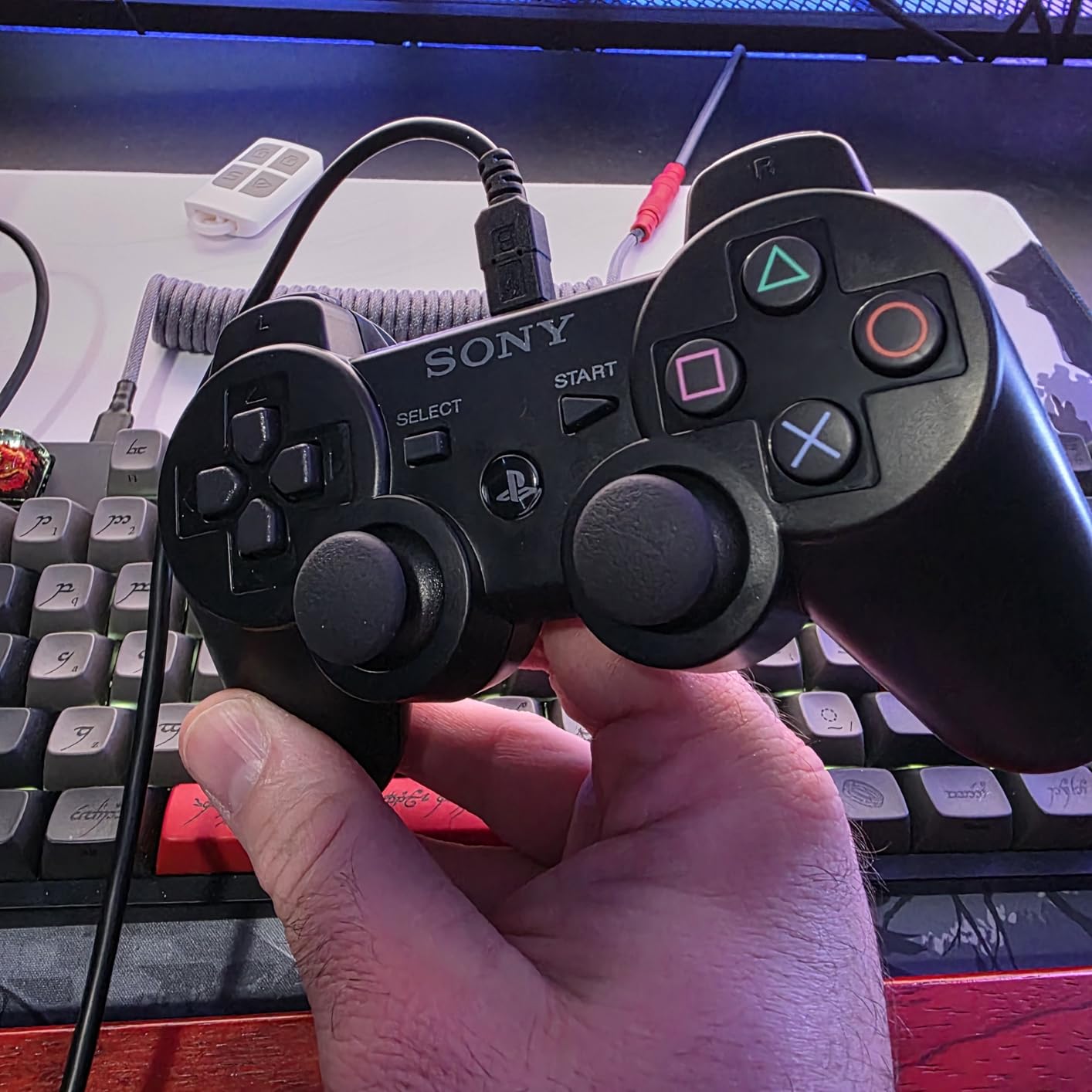 PlayStation 3 Dualshock 3 Wireless Controller (Black) (Renewed) customer photo 1