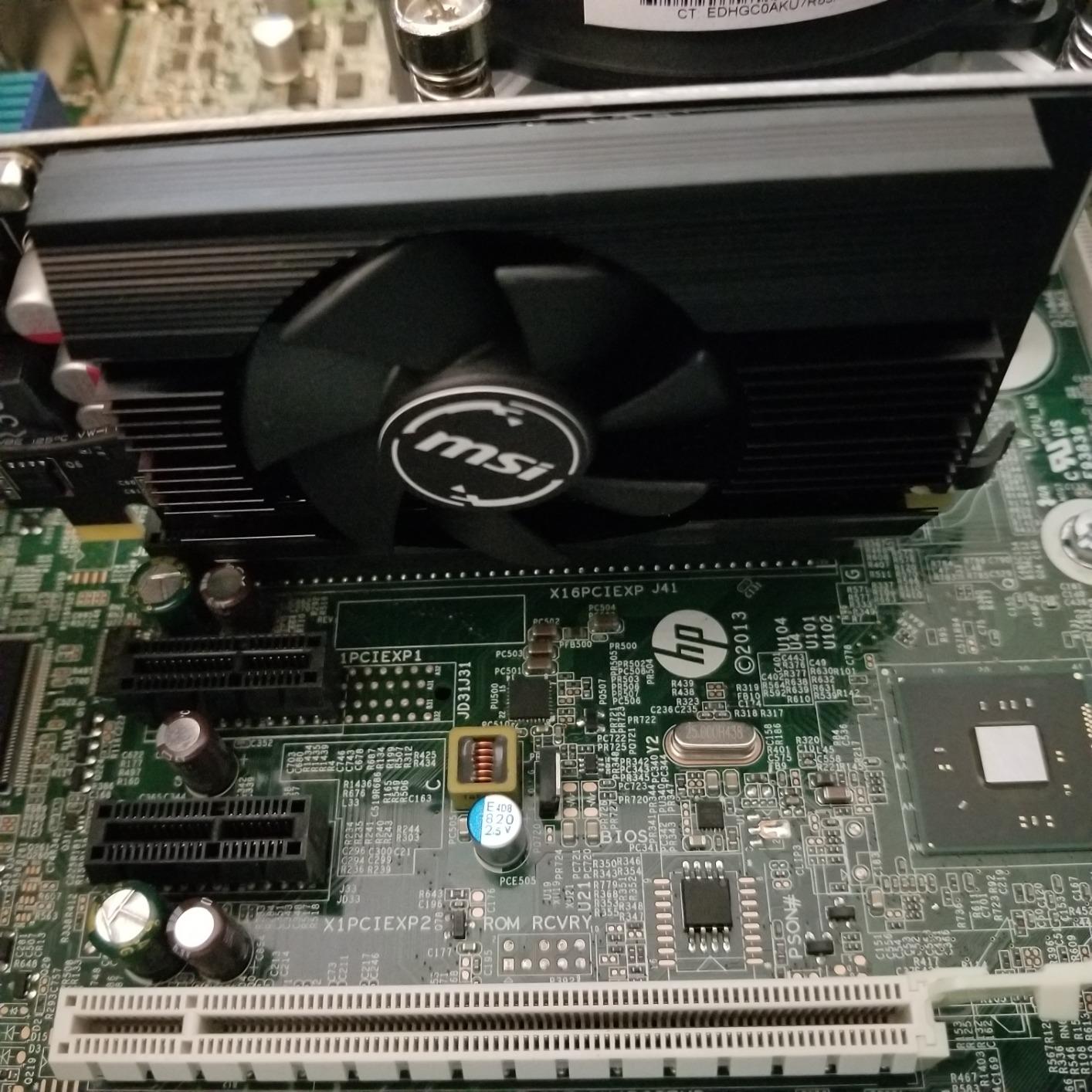 MSI Gaming GeForce GT 710 2GB GDRR3 64-bit HDCP Support DirectX 12 OpenGL 4.5 Single Fan Low Profile customer photo 1