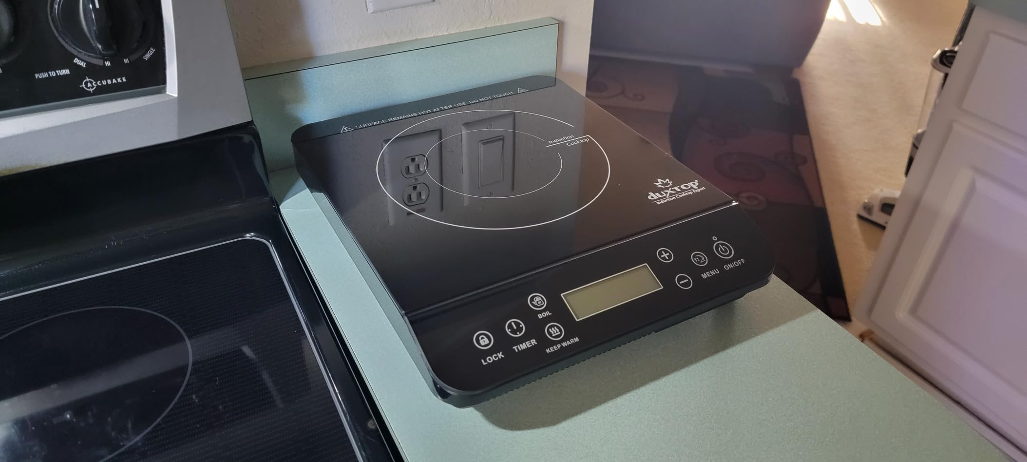 Duxtop Portable Induction Cooktop, Silver 9600LS BT-200DZ customer photo 1