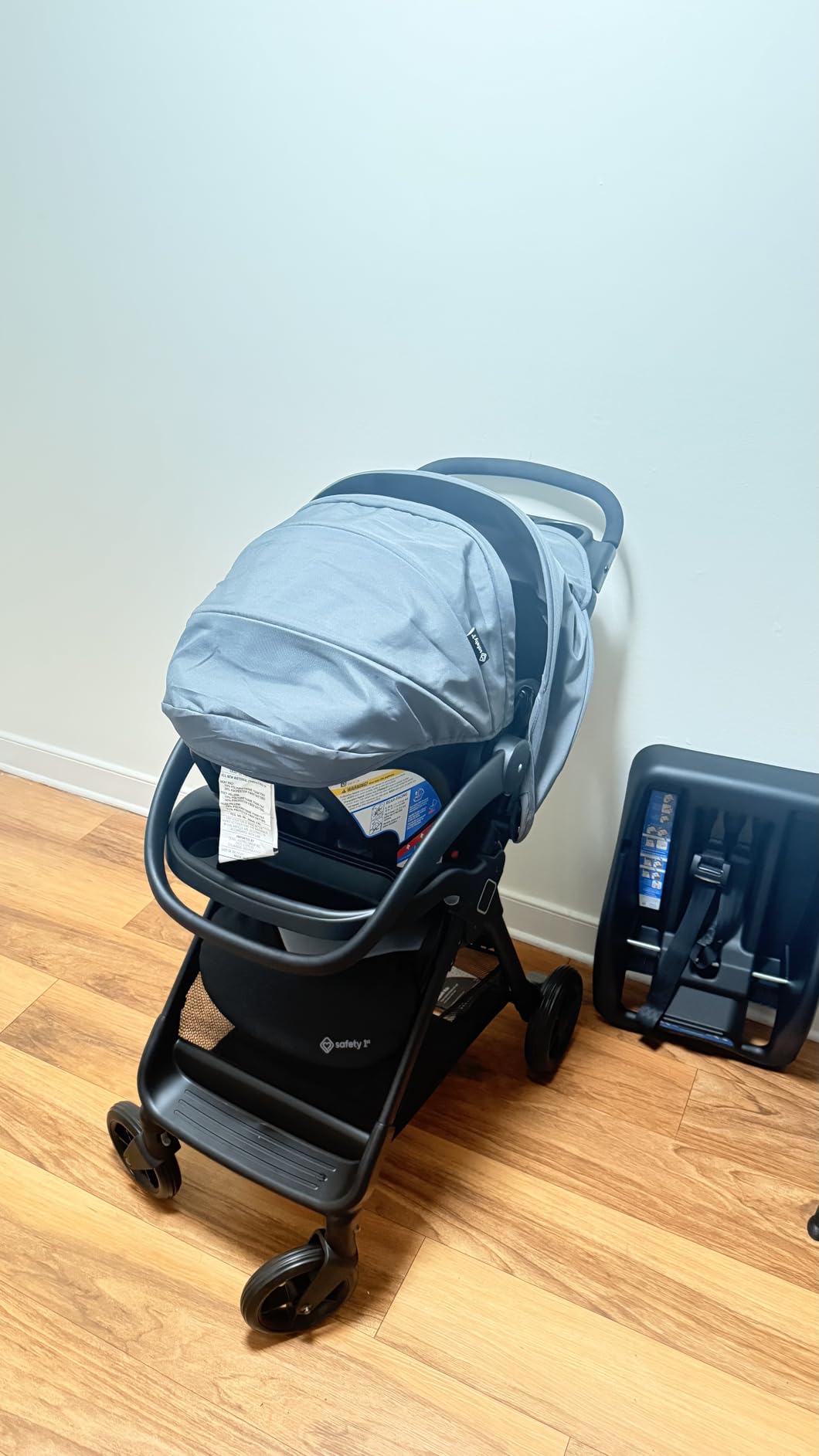 Evenflo Pivot Modular Travel System, Stroller and OnBoard FLX Infant Car Seat Combo, Monument customer photo 1