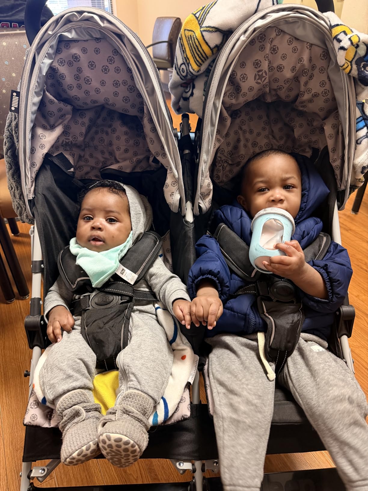 Jeep Scout Double Stroller, Charcoal Galaxy customer photo 2