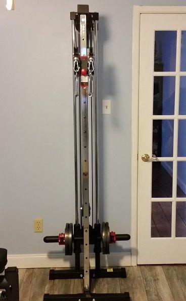 Valor Fitness Wall Mounted Cable Machine, Dual Adjustable Pulley System with 16 Height Positions customer photo 1