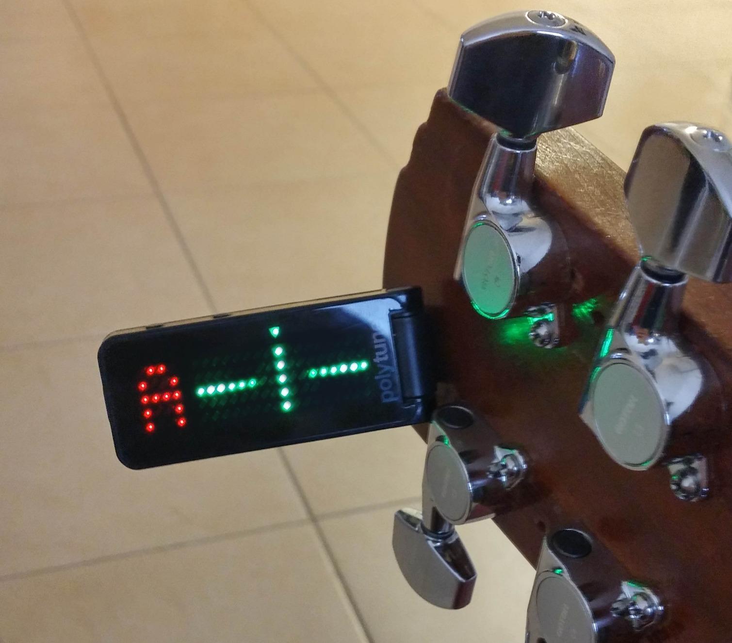 TC Electronic POLYTUNE CLIP Clip-On Tuner with Polyphonic, Strobe and Chromatic Modes and 108 LED Matrix Display for Ultimate Tuning Performance customer photo 1