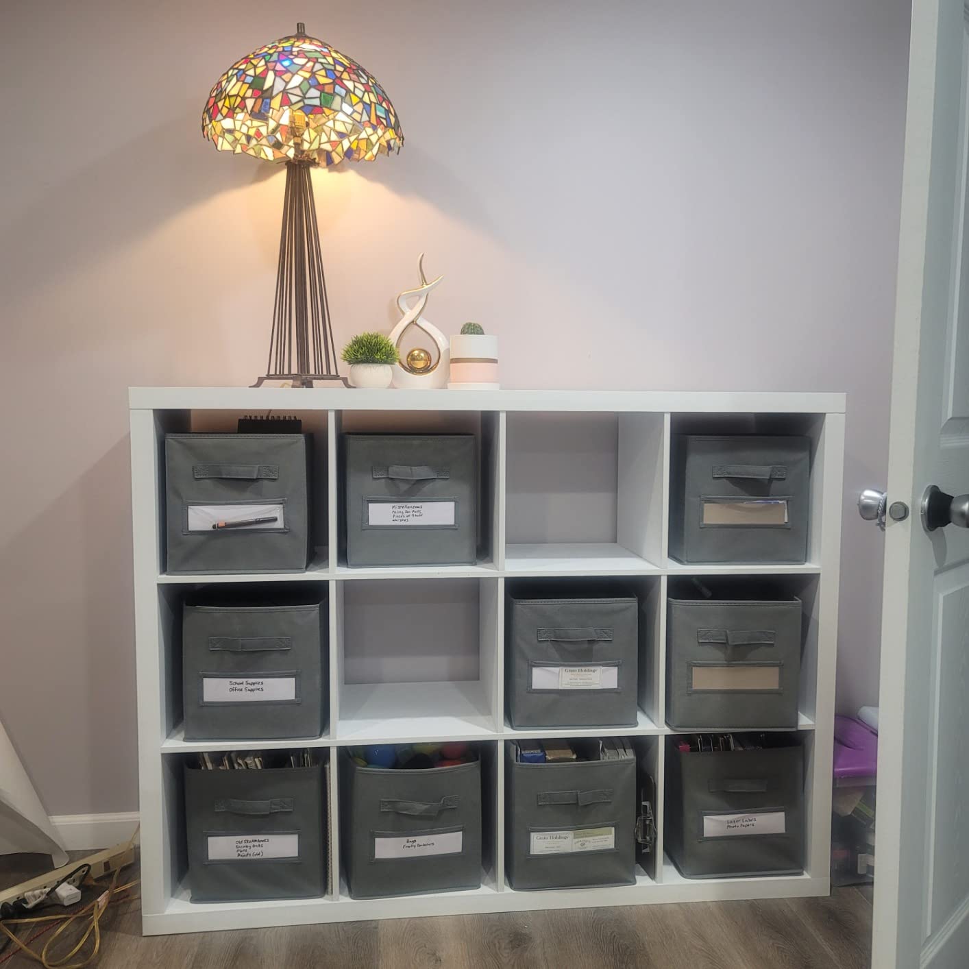 Better Homes and Gardens 12-Cube Organizer (White) customer photo 2