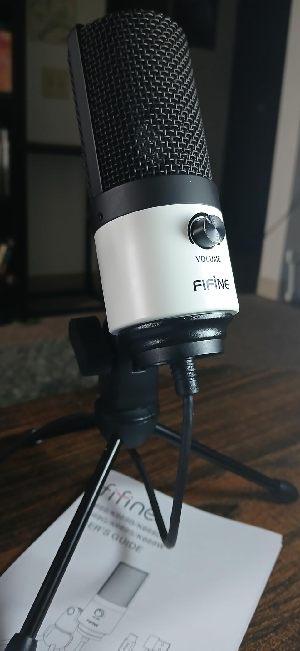 FIFINE USB Microphone, Metal Condenser Recording Microphone for MAC OS, Windows - K669B customer photo 2