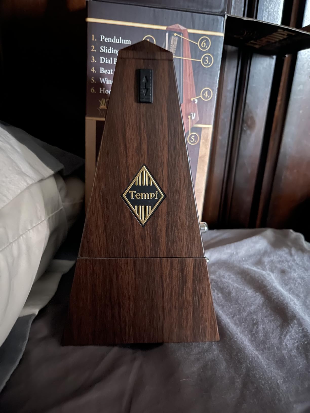 Tempi Mechanical Metronome for Musicians - 2 Year Warranty - Metronome for Piano/Guitar/Violin, Metronome Music for Adults and Kids customer photo 1