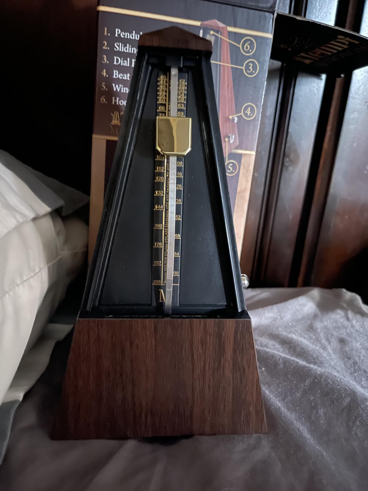 Tempi Mechanical Metronome for Musicians - 2 Year Warranty - Metronome for Piano/Guitar/Violin, Metronome Music for Adults and Kids customer photo 2