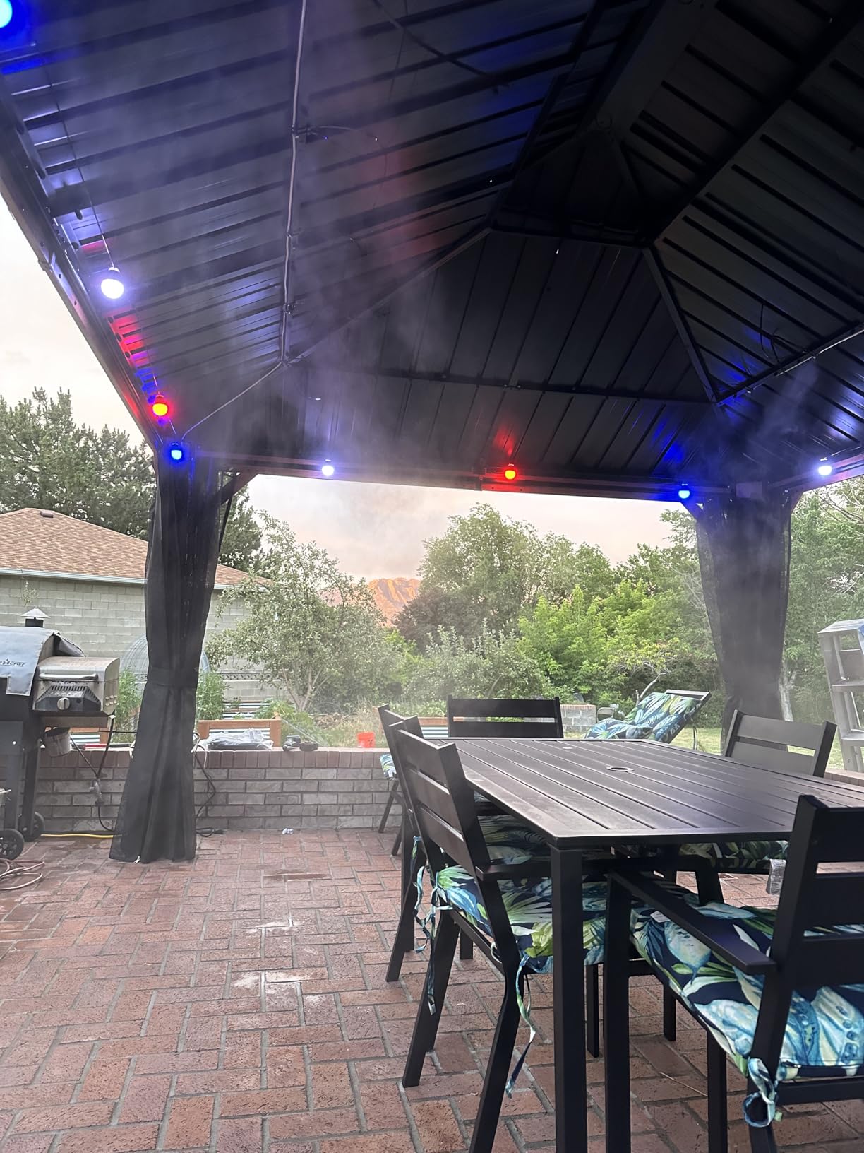 Residential Patio Misting System- Made in USA Pump- 200 psi Mid Pressure Patio Misting System-12 Nozzles customer photo 1
