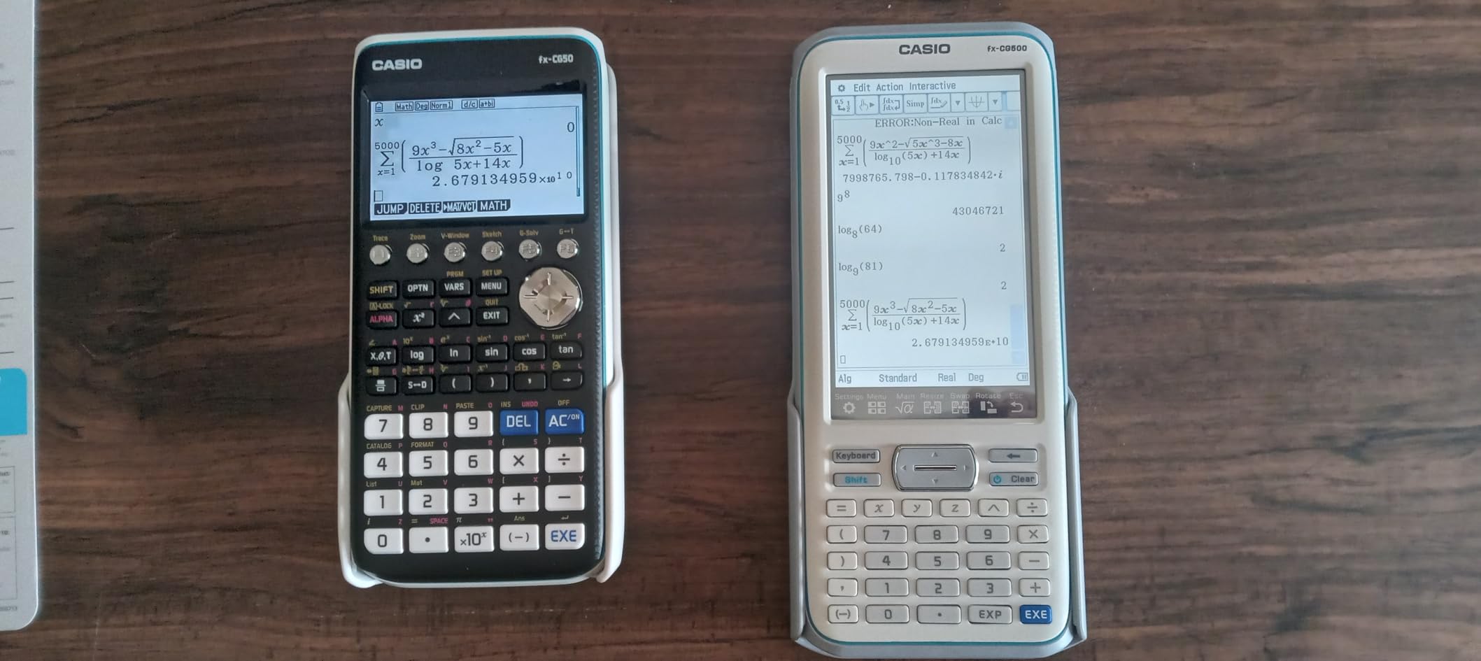 Casio PRIZM FX-CG50 Color Graphing Calculator customer photo 1