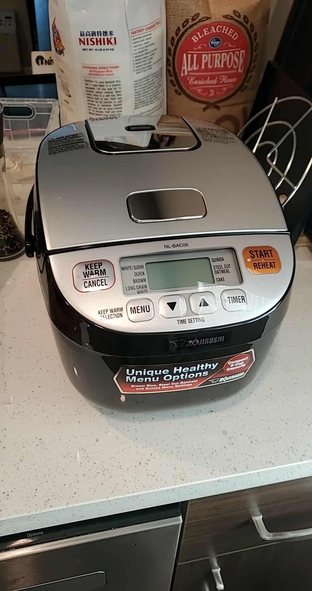 Zojirushi NL-BAC05SB Micom Rice Cooker and Warmer, Silver Black customer photo 1