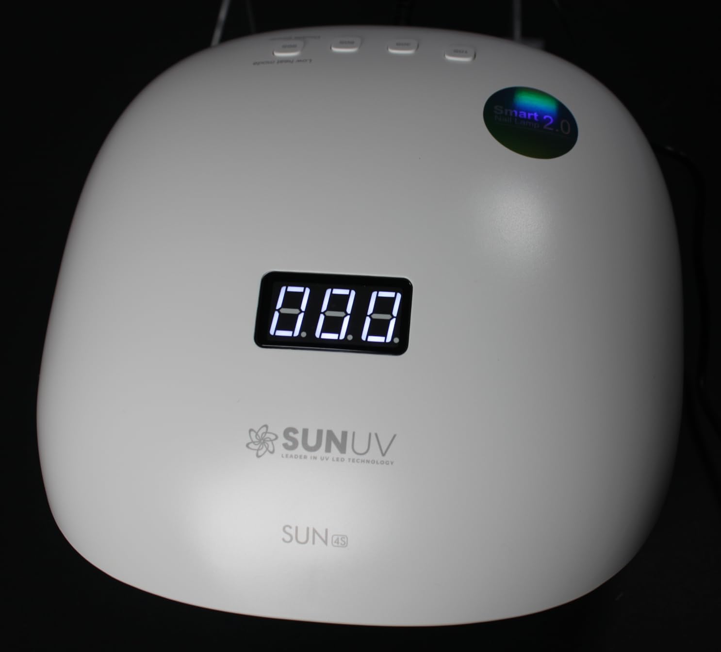 SUNUV UV LED Nail Lamp, UV Light for Nails Compatible with All Gel Polish, 36 LEDs with 4 Timer Settings, LCD Display for Home Salon SUN4 Black customer photo 1