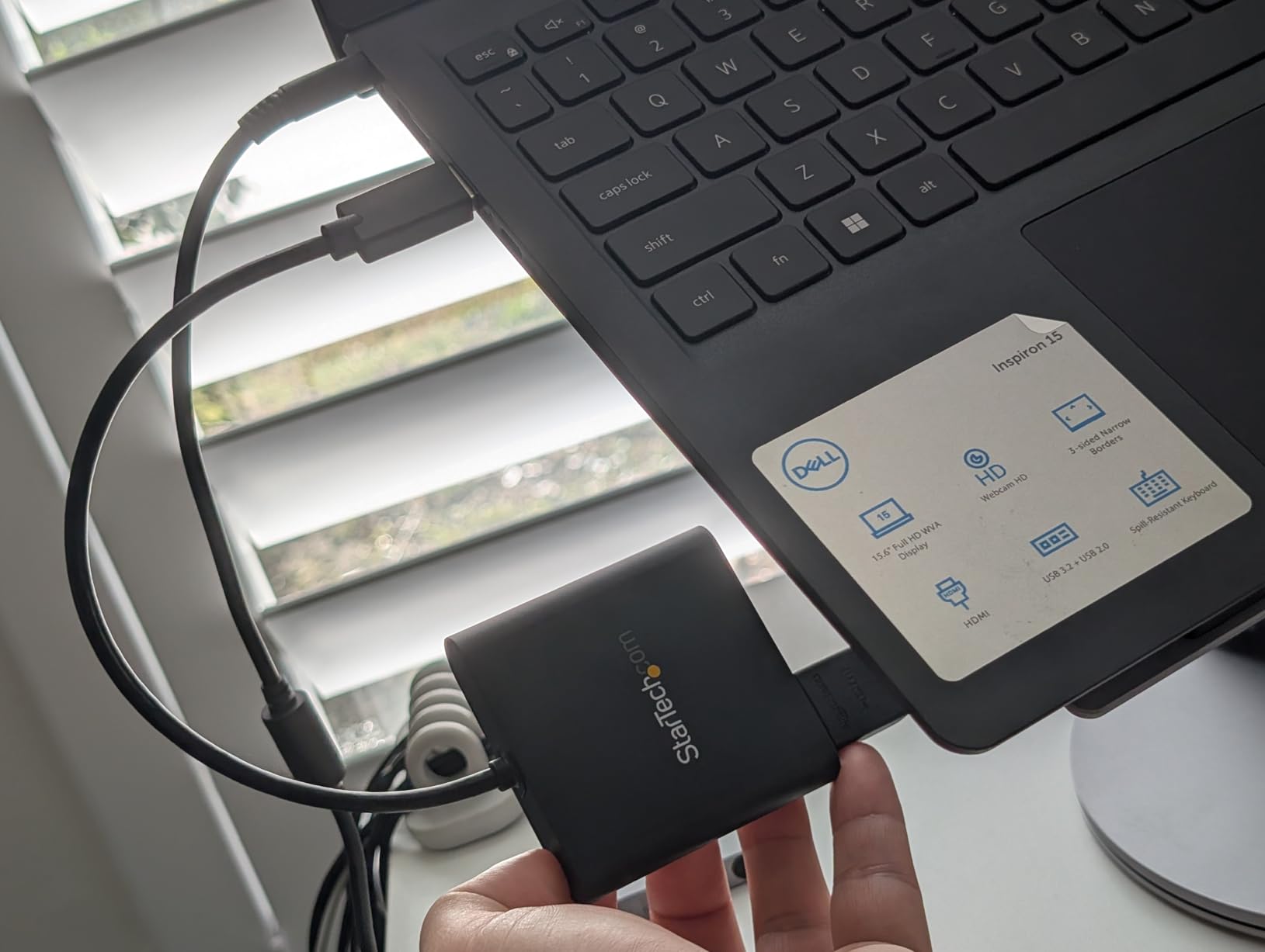 StarTech USB-A 3.0 to Dual HDMI Adapter for Windows, Dual Monitor USB to 2x HDMI Display Converter, 4K 30Hz + 1080p 60Hz, Extend or Mirror Multi-Screen Setup customer photo 2