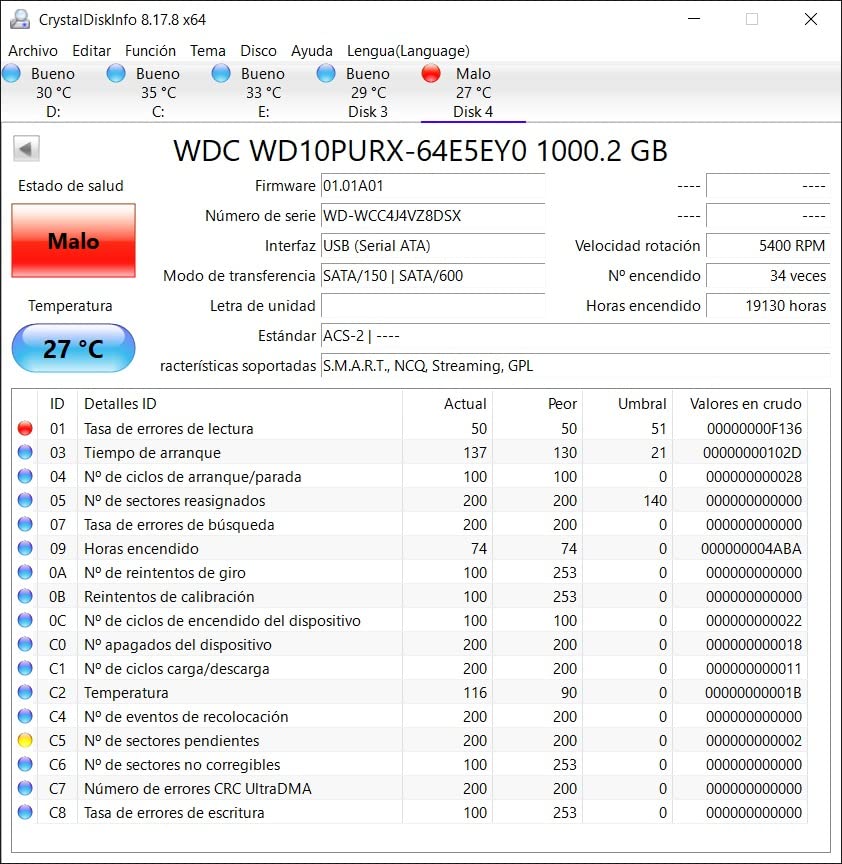 Western Digital 1TB WD Purple Surveillance Internal Hard Drive HDD - SATA 6 Gb/s, 64 MB Cache, 3.5