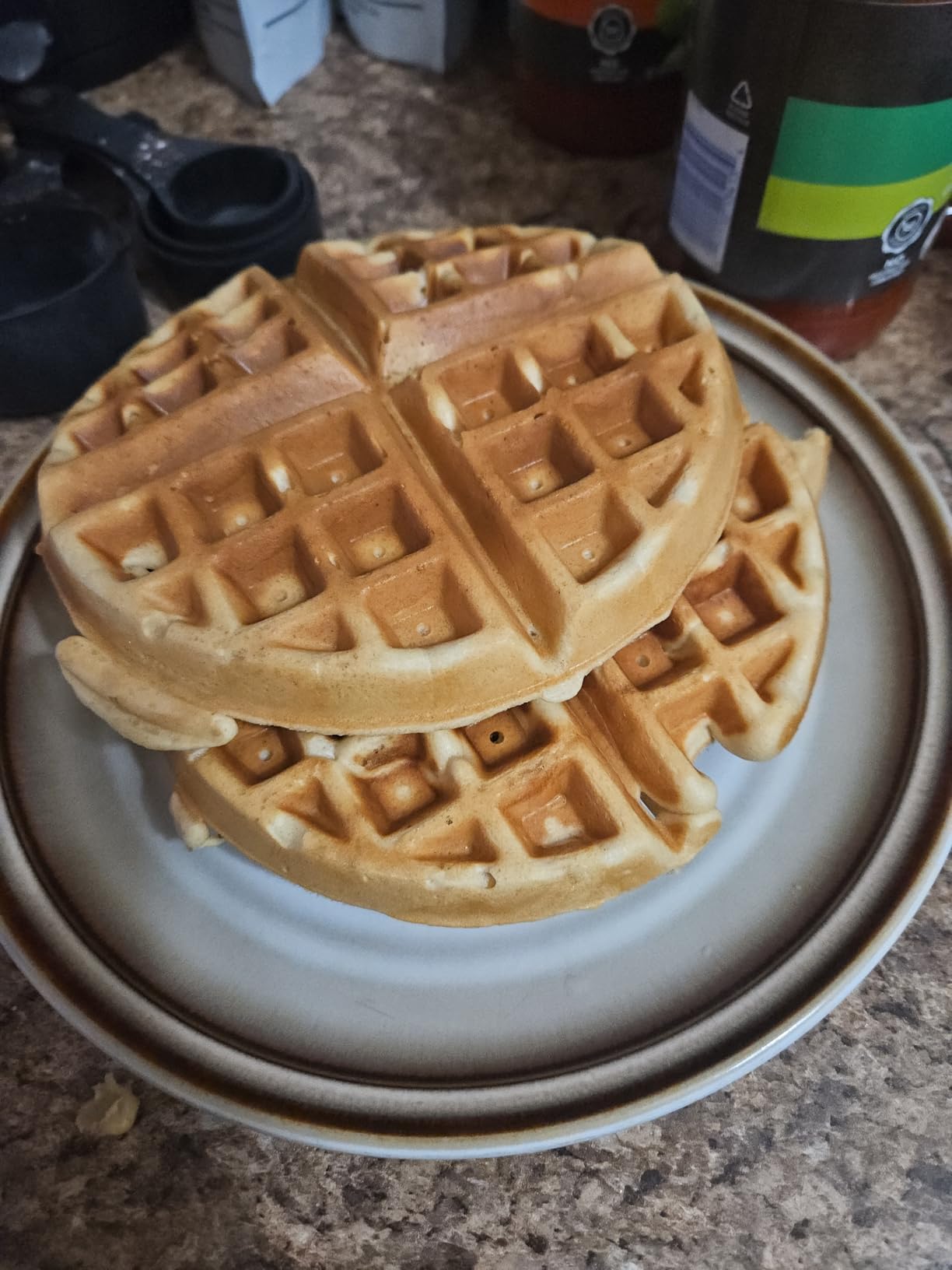Chefman Rotating Belgian Waffle Maker, 180 Degree Flip Iron w/ Non-Stick Plates, Adjustable Timer, Locking Lid, & Drip Plate, Space Saving Storage, Mess-Free Breakfast, Stainless Steel/Black customer photo 1