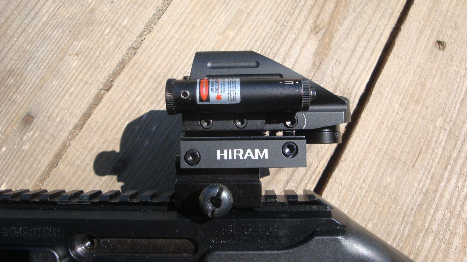 Hiram 1x22x33 Holographic Reflex Scope Sight with 4 Reticles Red and Green Dot with Laser customer photo 2