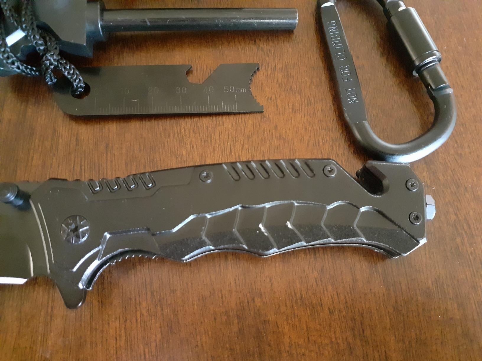 Gifts for Men Dad Husband Him Fathers Day, Survival Kit, Emergency Survival Gear and Equipment 14 in 1, Anniversary Birthday Gifts for Him Boyfriend, Hunting Fishing Camping Accessories, Cool Gadget customer photo 2