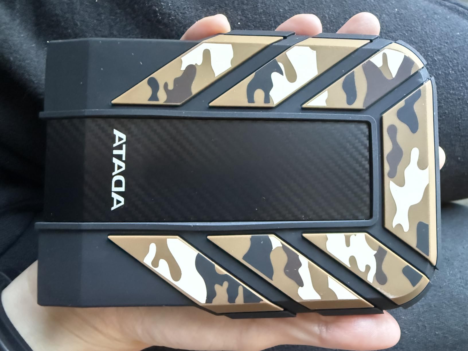 ADATA HD710 Pro 1TB External Hard Drive - Shockproof, Waterproof & Dustproof - Durable Storage - For Gamers, Students & Professionals - Mac, PC & Linux Compatible - Black customer photo 1