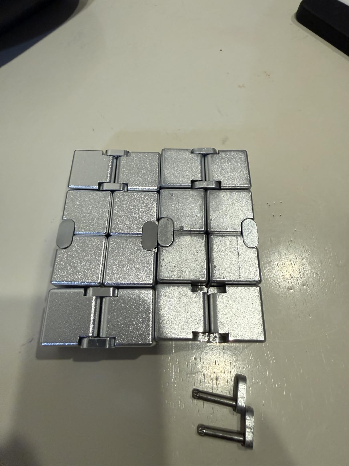 Fidget Cube New Version - Metal Infinity Cube Prime for Stress and Anxiety Relief customer photo 1