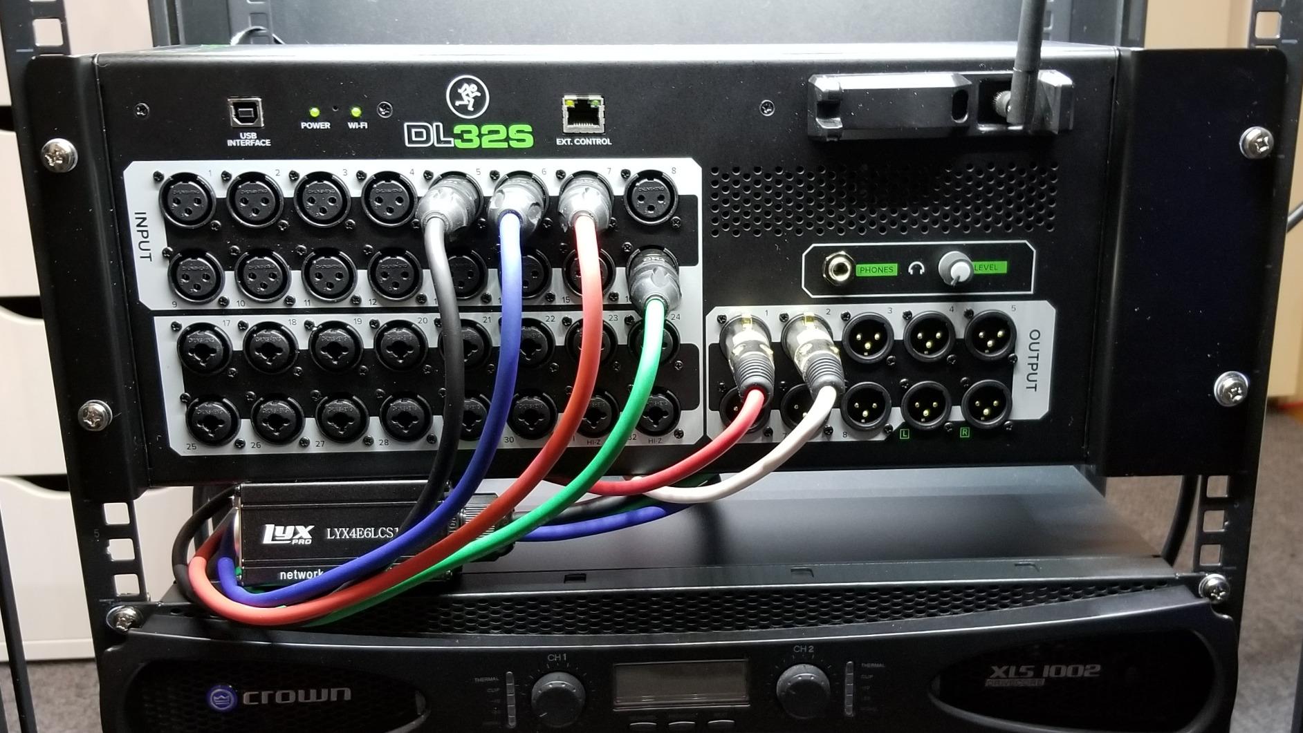 LyxPro XLR Audio and Lighting Snake 4 Channel 3 Pin Multi Network Breakout for Stage and Recording Studio Male - with 3 Feet Cable Connection customer photo 1