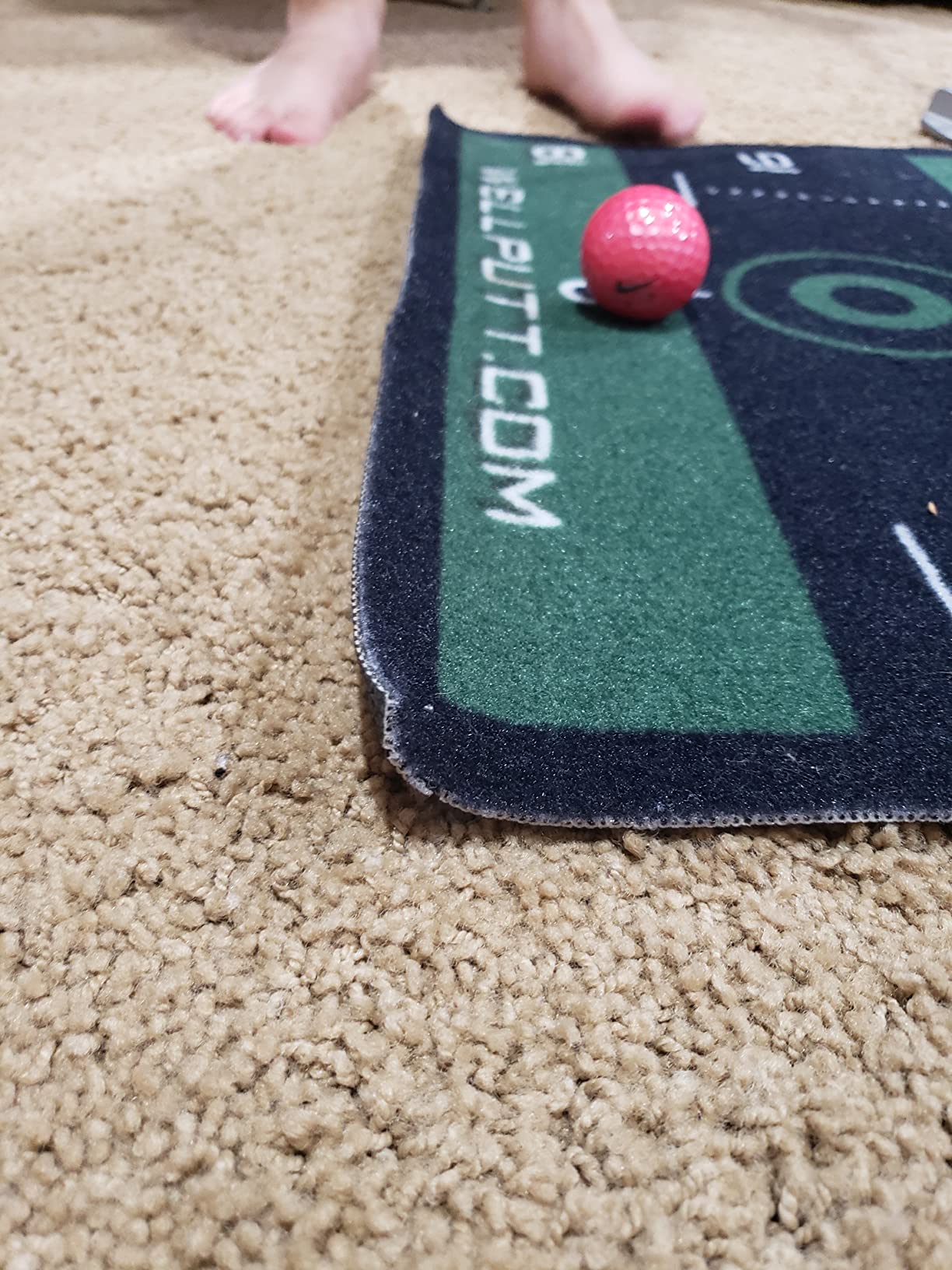WELLPUTT - Golf Putting Training Mat - 13ft Green customer photo 1