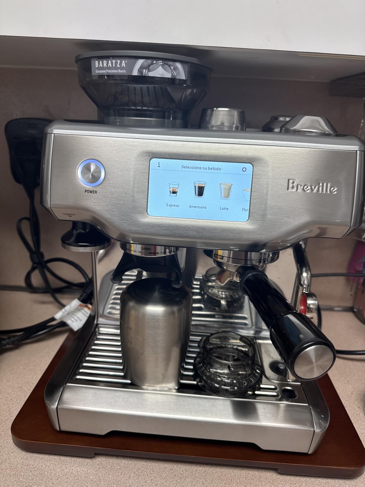 Barista Touch Espresso Machine BES880BSS, Brushed Stainless Steel customer photo 2