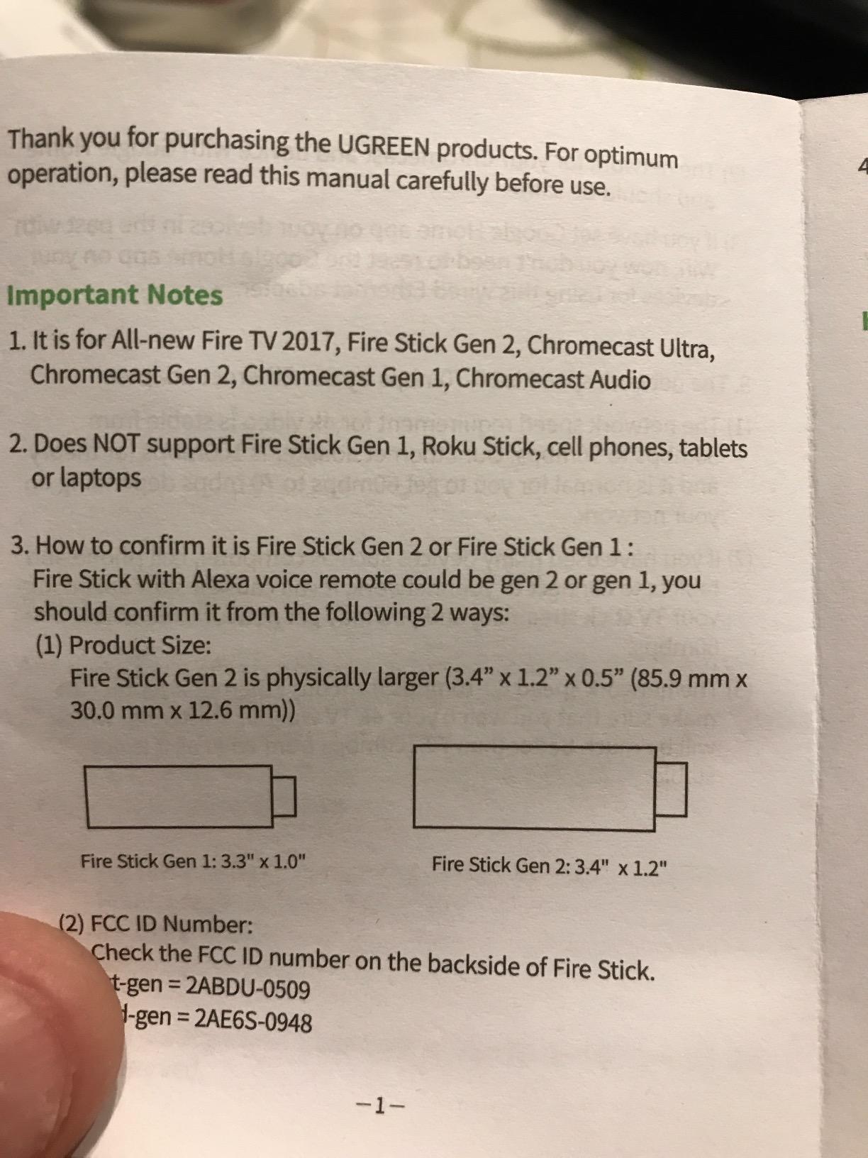 fireCable Ethernet Adapter for FireStick & Streaming Media Players (Connects TV Stick to Ethernet Cord for Blazing Streaming Speeds) customer photo 1