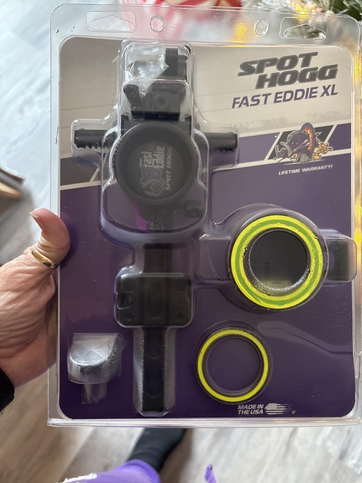 Spot Hogg Fast Eddie XL Single Pin Bow Sight - Right/Left Handed - Pin Size .01/.019 - Made in The USA customer photo 1