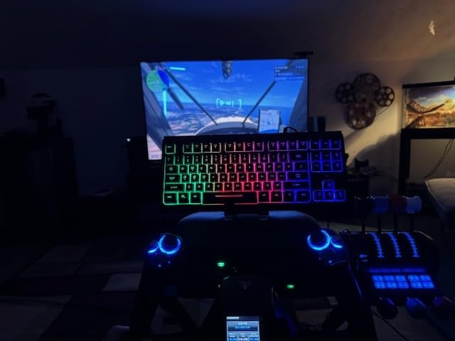 Slendor Racing Steering Wheel Stand for Logitech G920, G25, G27, G29 Wheel, Sim Racing Stand Driving Simulator Cockpit Pedal and Shifters Not Included. customer photo 2