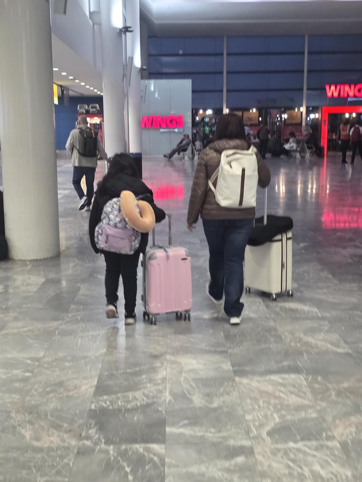 Rockland London Hardside Spinner Wheel Luggage, Magenta, Carry-On 20-Inch customer photo 1