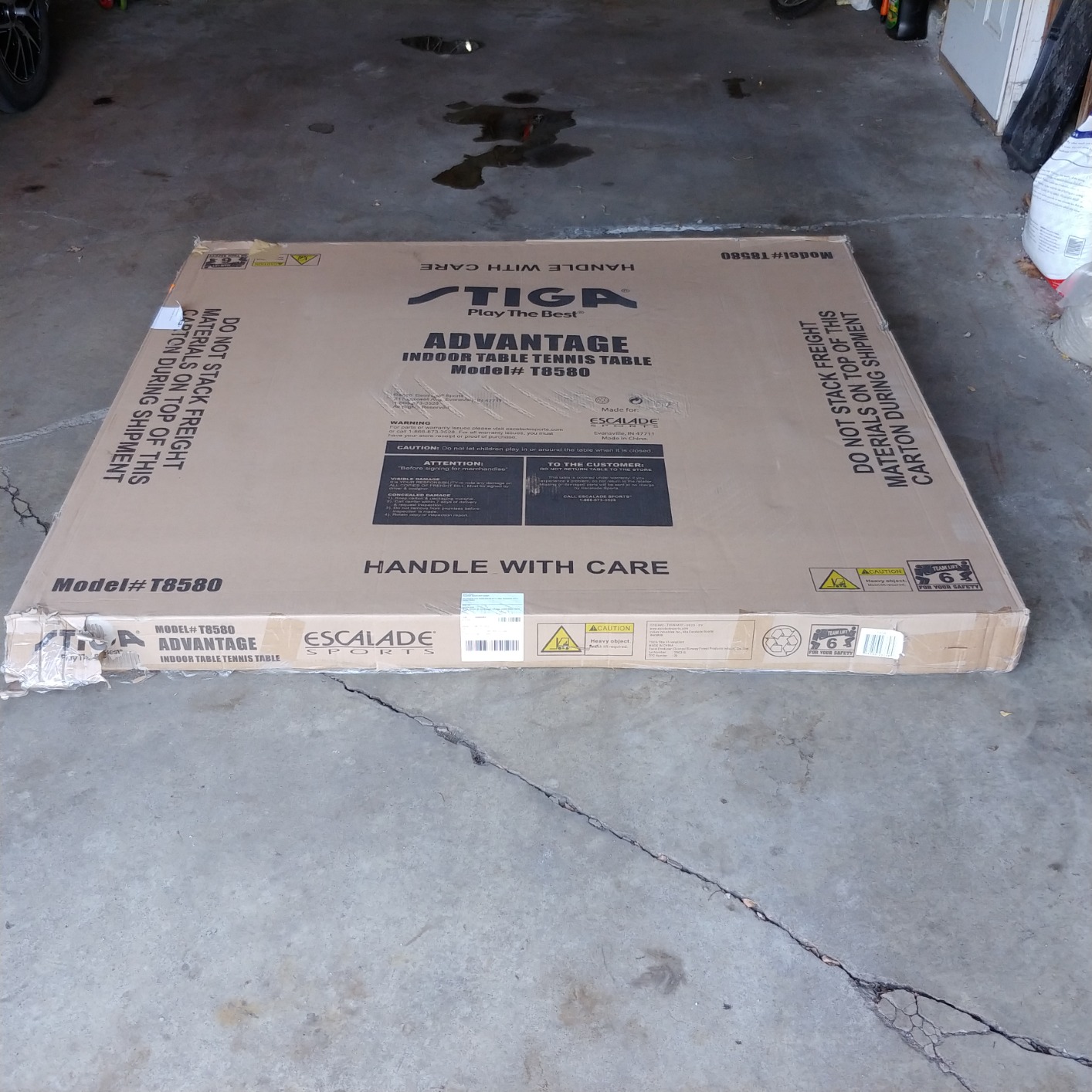 STIGA Advantage Series Ping Pong Tables - 13, 15, 18, and 25mm Tabletops - Quickplay 10 Minute Assembly - Playback Mode - Recreational to Tournament Level customer photo 2