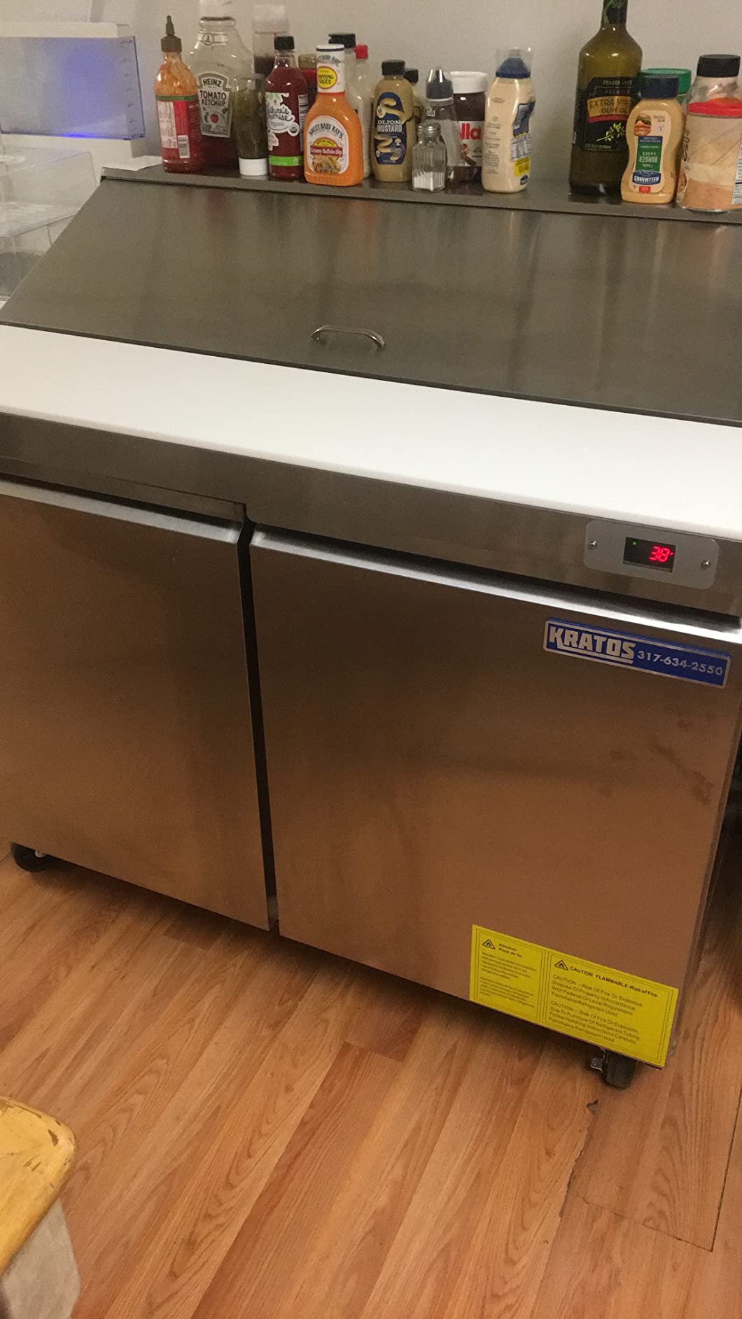 Kratos 69K-770 Commercial Refrigerated Sandwich/Salad Prep Table | Mobile 48