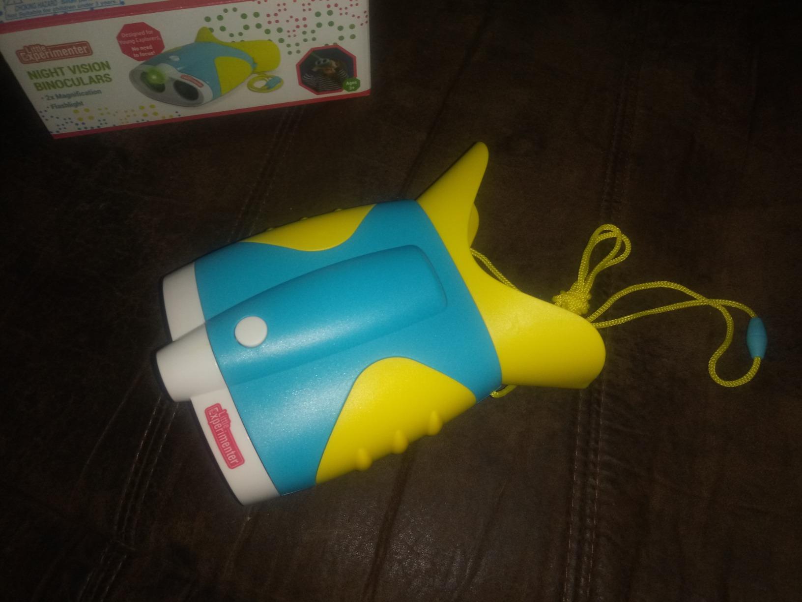 Little Experimenter Night Vision Binoculars for Toddlers & Kids, Flash Light & Face Comfort Rubber, Easter Gifts for Kids, Outdoor Toys, Educational STEM Gifts for Boys & Girls Ages 3 4 5 6 Year Old customer photo 2