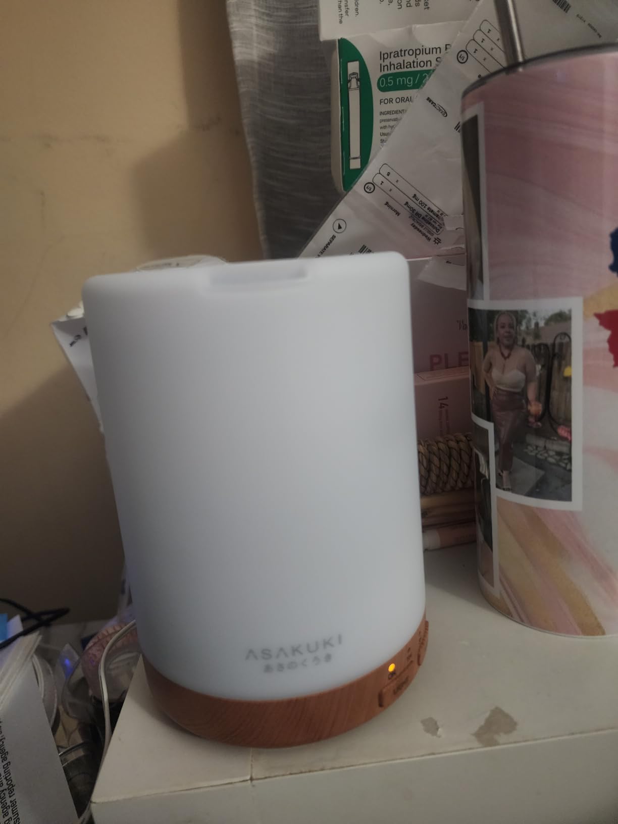 ASAKUKI Essential Oil Diffuser for Home, 300 ml Humidifier with Automatic Shut-Off, Quiet Aromatherapy Diffuser with 7 LED Lights for Living Room, Kitchen, Bedroom, Hotel customer photo 1