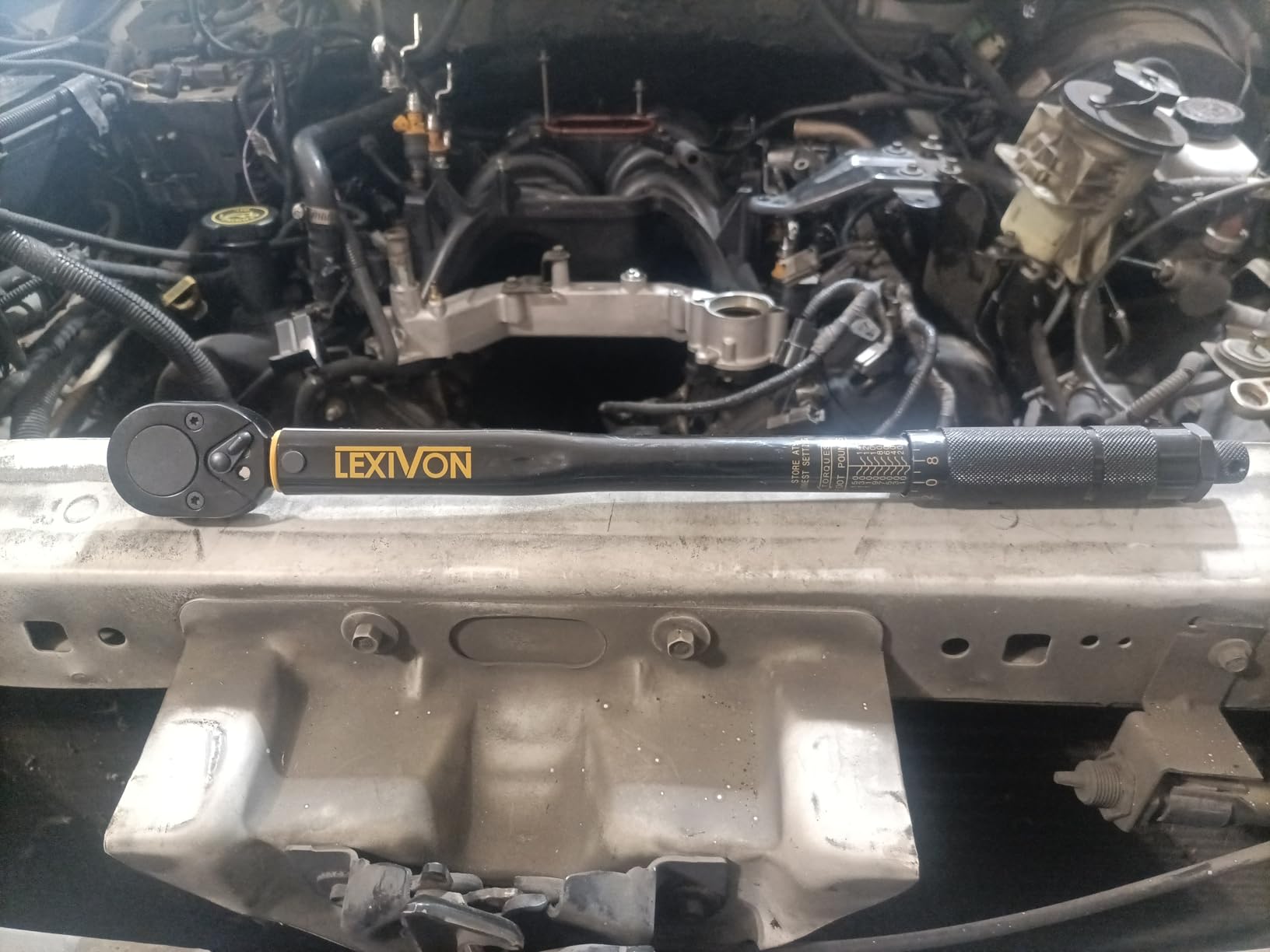 LEXIVON 3/8-Inch Drive Click Torque Wrench 10~80 Ft-Lb/13.6~108.5 Nm (LX-182) customer photo 2