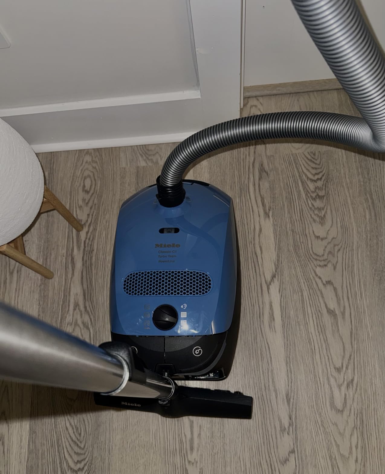 Miele Classic C1 Turbo Team Bagged Canister Vacuum, Tech Blue customer photo 2