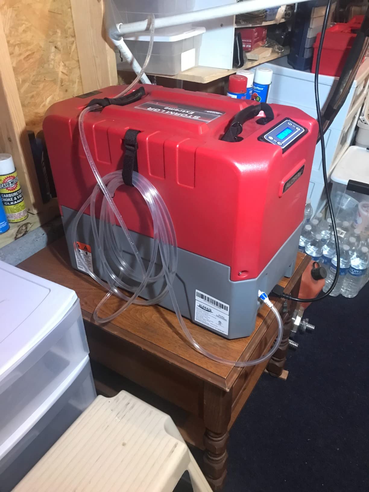 ALORAIR LGR Commercial Dehumidifier with Pump Drain Hose, 180 Pint Large Capacity Crawl Space Dehumidifier for Water Damage Restoration, Basements Warehouse & Job Sites, 5 Years Limited Warranty, Red customer photo 2