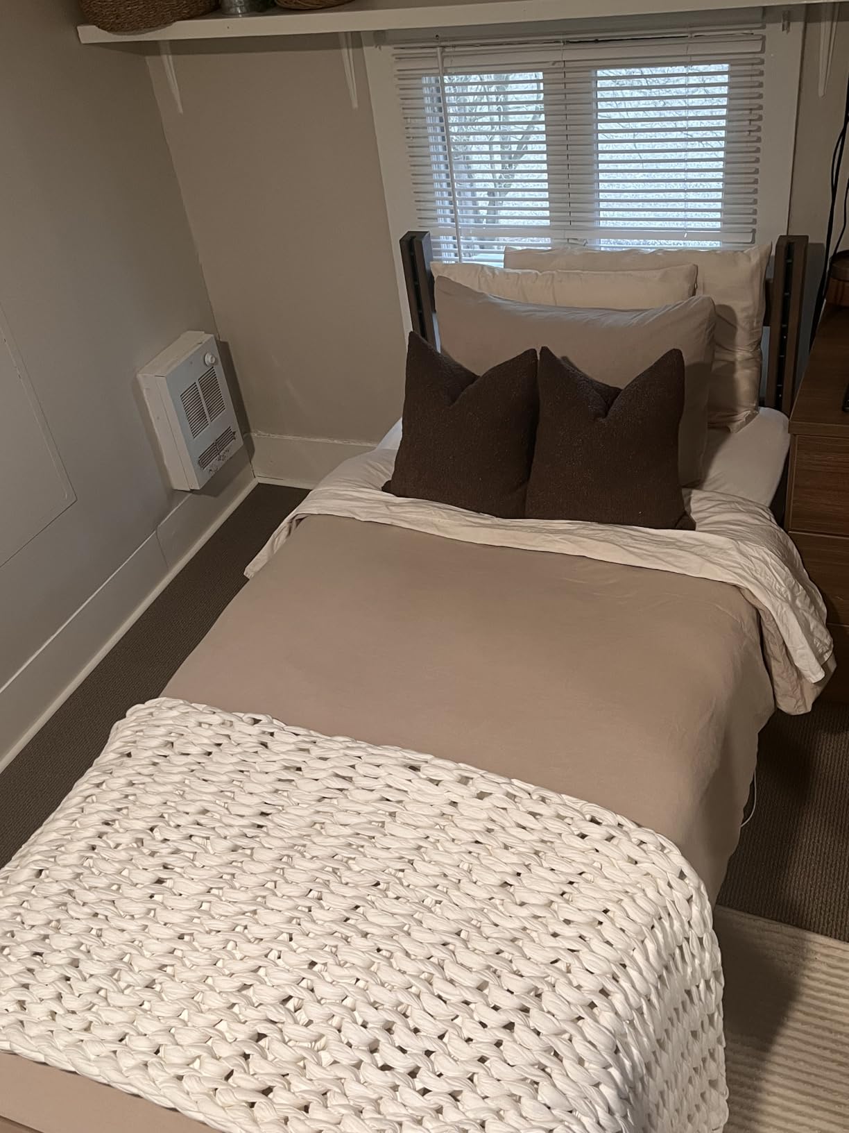 LANE LINEN Eco Friendly 100% Organic Cotton Queen Sheet Set, Soft & Comfy Fully Elasticized 15