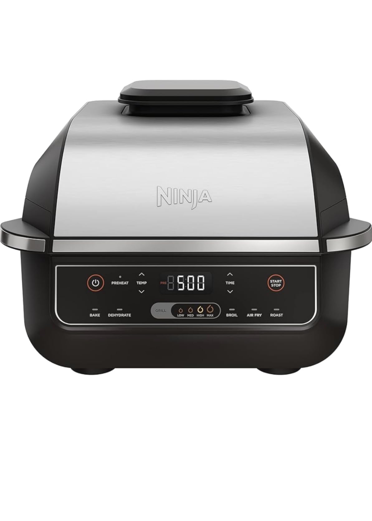 Ninja Foodi Indoor Grill & Air Fryer | 5-in-1 Grill, Air Fry, Roast, Bake, & Dehydrate | Cyclonic Grilling Technology | XL Capacity | Dishwasher Safe Parts | Black/Grey | AG301 customer photo 2