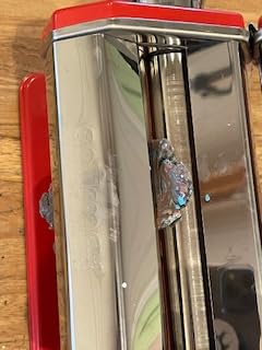 GOURMEX Pasta Maker Machine Stainless Steel Manual | With Adjustable Thickness Settings | Perfect for Homemade Spaghetti Fettuccini Noodles and Lasagna | Includes Removable Handle and Clamp (Silver) customer photo 2
