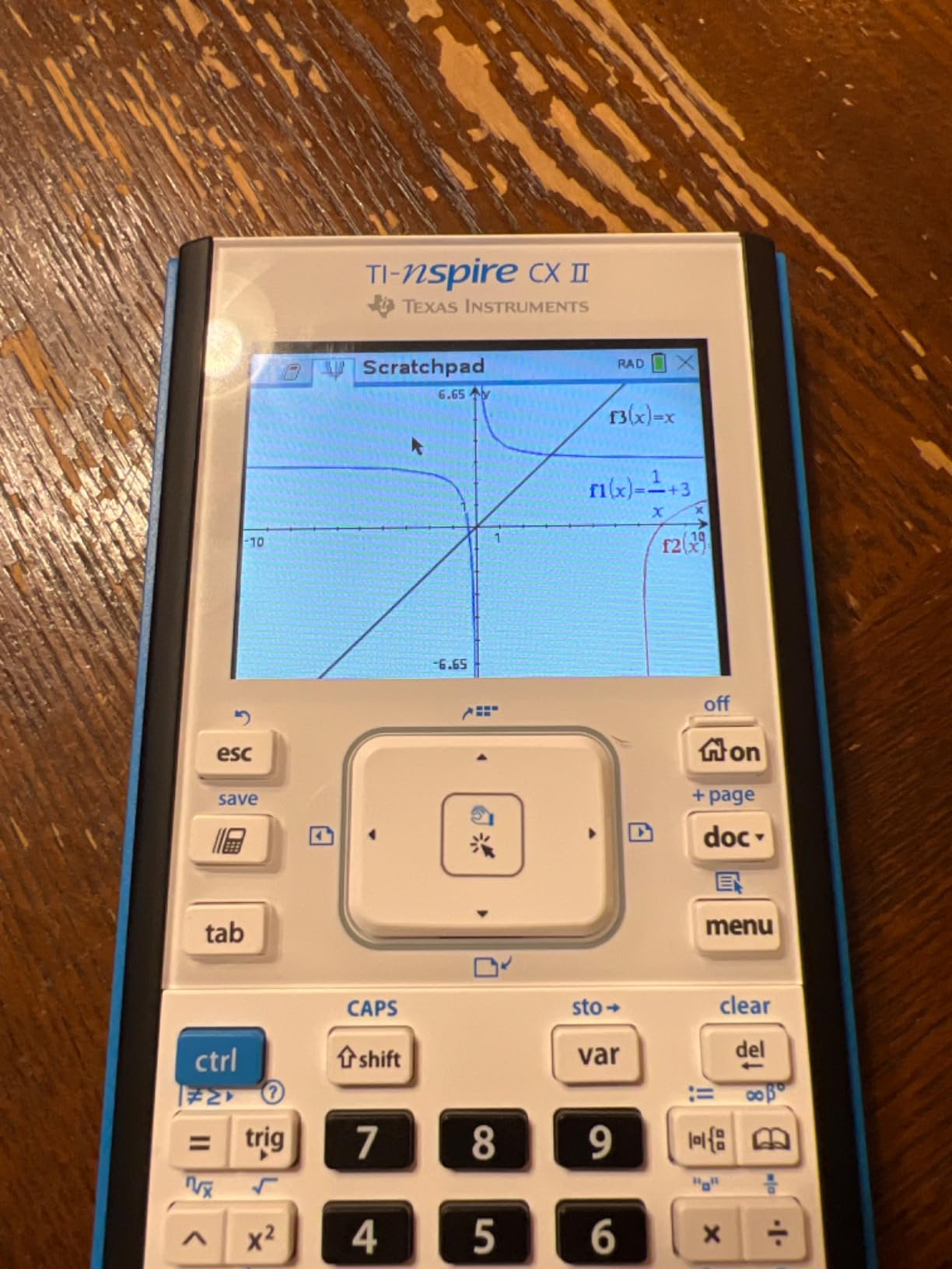 Texas Instruments TI-Nspire CX II Color Graphing Calculator with Student Software (PC/Mac) White 3.54 x 7.48 customer photo 1