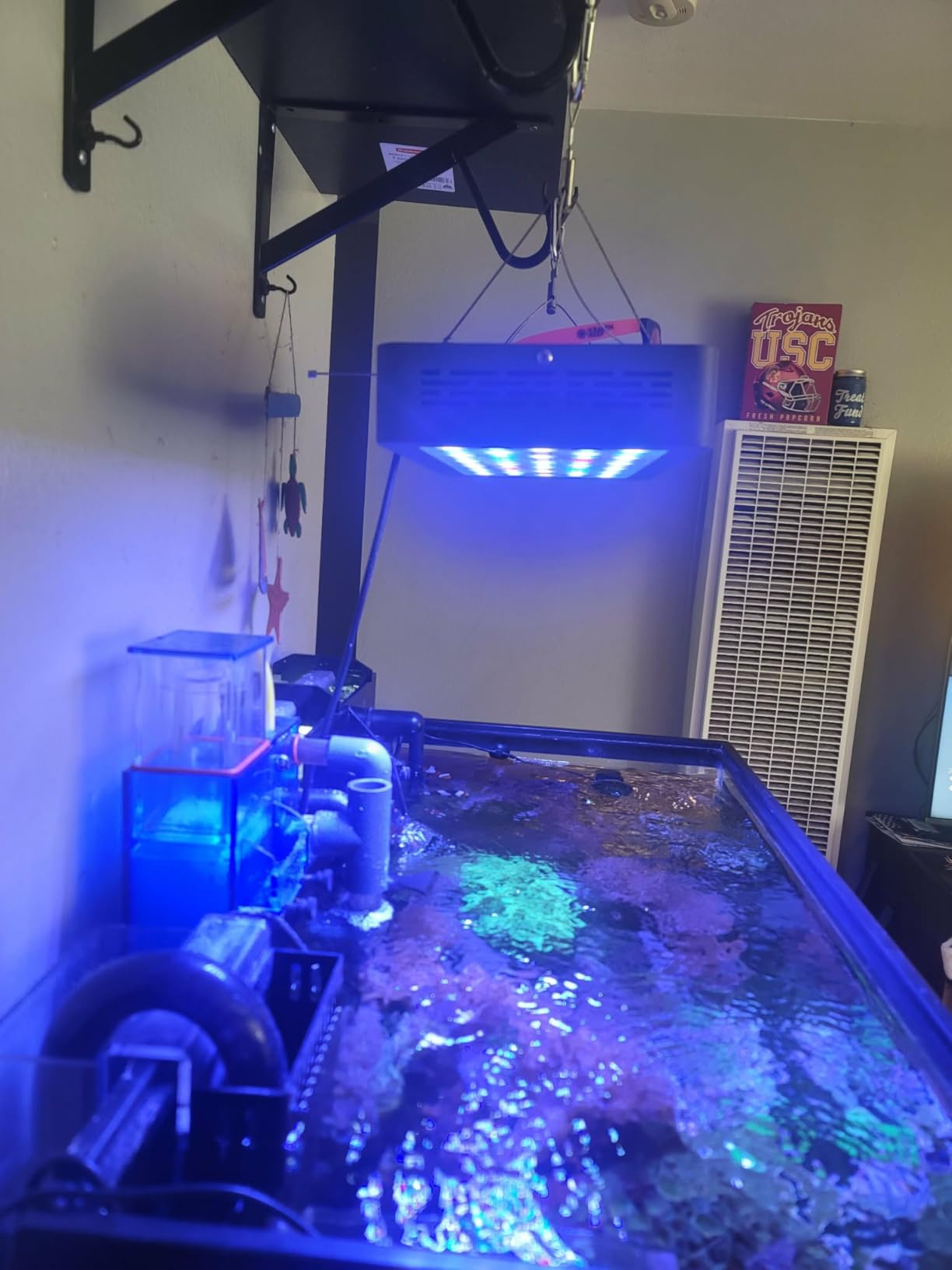 VIPARSPECTRA 165W LED Aquarium Light Dimmable Full Spectrum LED Reef Lights - Remote/Timer Control, Programmable Auto On/Off customer photo 2