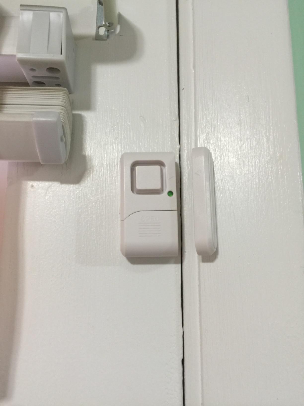 UltraPro Personal Security Window and Door Alarm, 5 Pack, DIY Protection, Burglar Alert, Wireless Chime/Alarm, Easy Installation, Home Security, Ideal for Home, Garage, Apartment, White, 45987 customer photo 2
