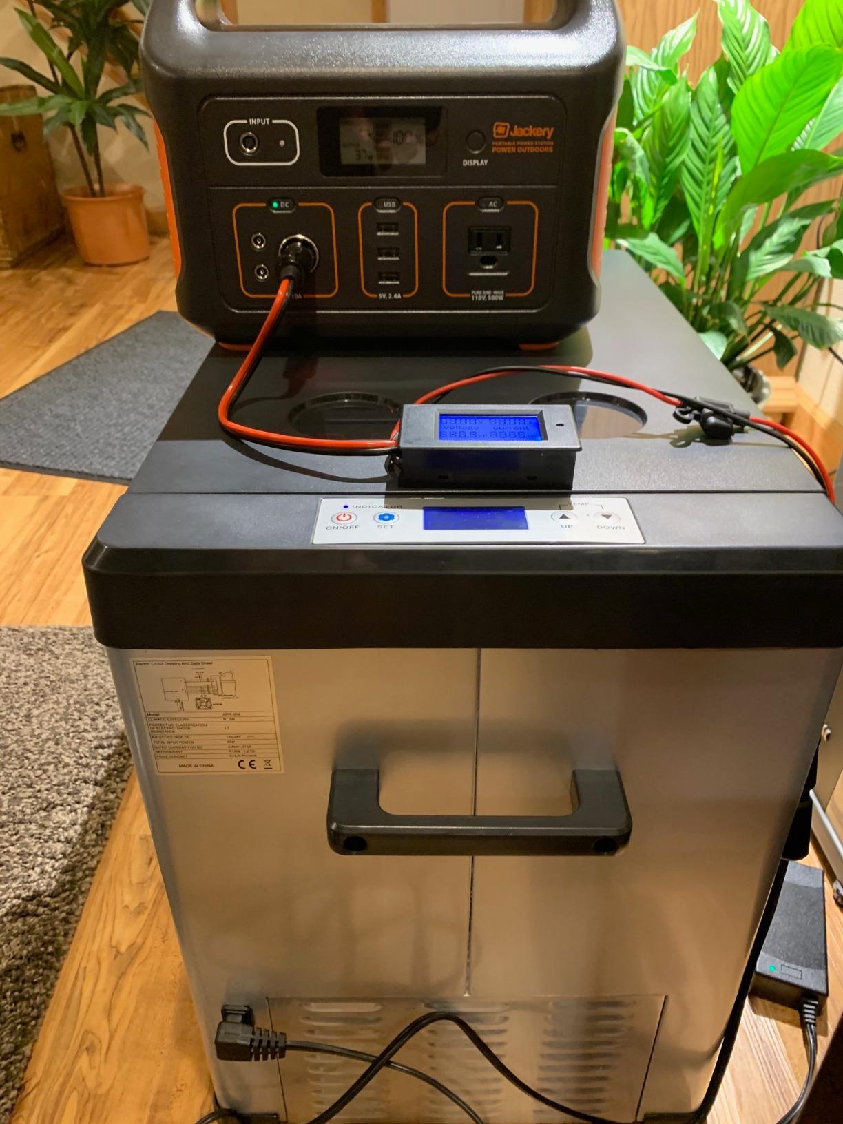 Jackery Portable Power Station Explorer 500, 518Wh Outdoor Solar Generator Mobile Lithium Battery Pack with 110V/500W AC Outlet for Home Use, Emergency Backup, Road Trip Camping (Solar Panel Optional) customer photo 1