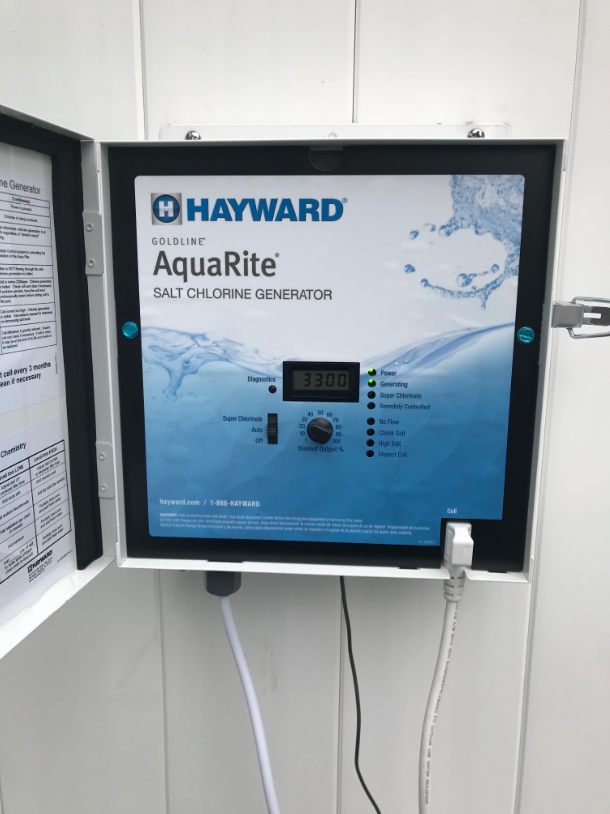 Hayward W3AQR9 AquaRite Saltwater Chlorine Generator for In-Ground Pools up to 25,000 Gallons customer photo 2