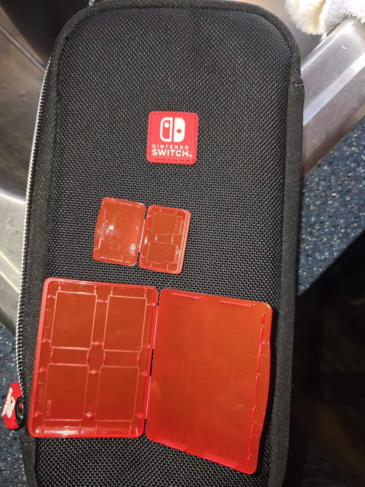 R.D.S. INDUSTRIES, INC. - Game Traveler Licensed Slim Travel Case Protects Nintendo Switch or OLED, Black (NNS15) customer photo 1