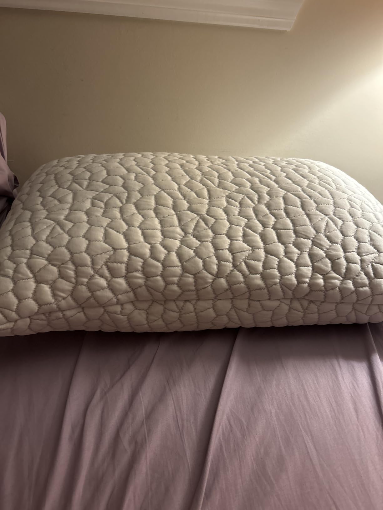 SUPA MODERN Cooling Pillow Queen Size Set of 2, CertiPUR-US Shredded Memory Foam Pillows for Sleeping, Cool Bed Pillows for Hot Sleepers, Adjustable Firm Pillow for Side, Back, Stomach Sleepers customer photo 1