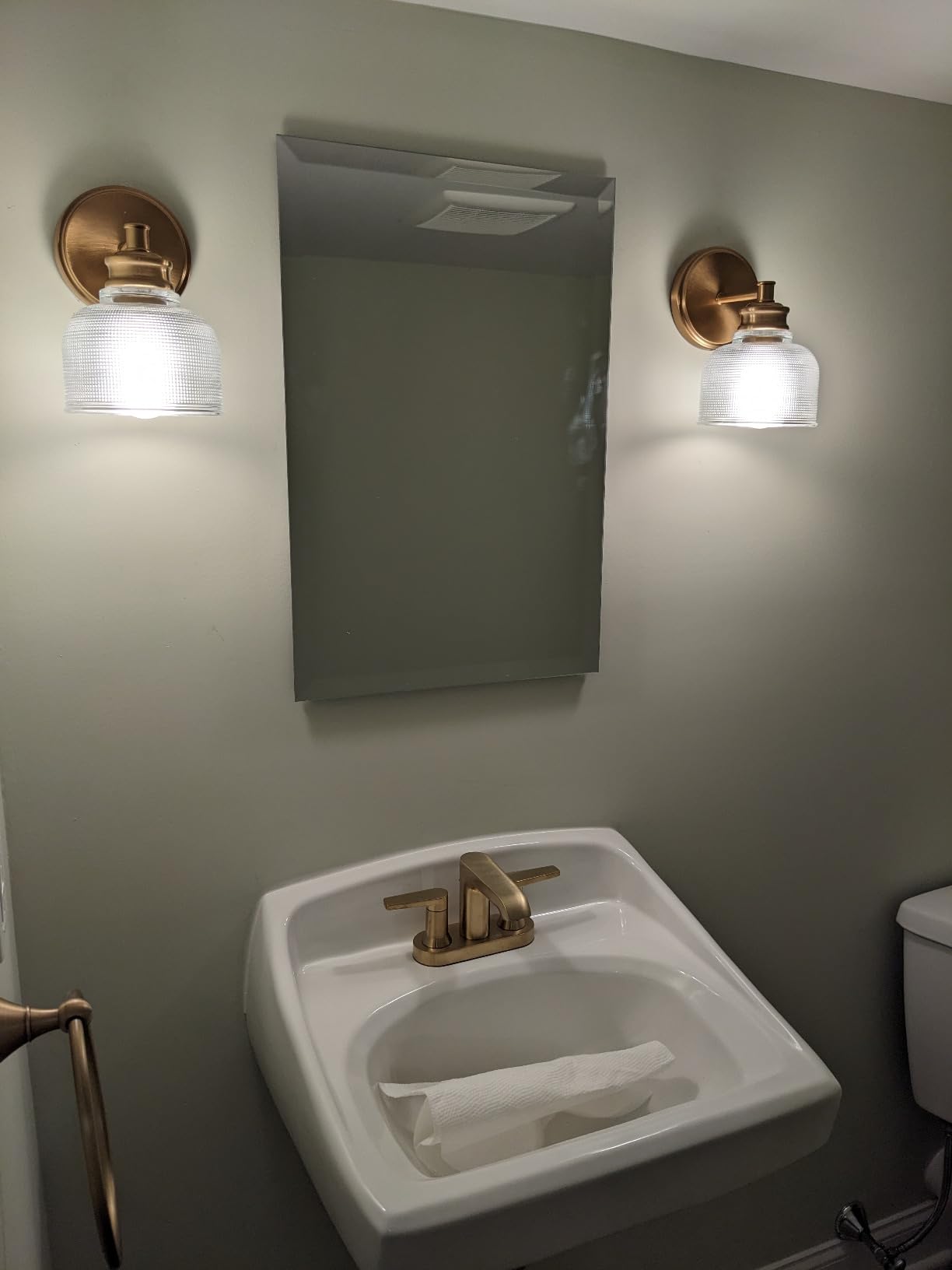 Kohler K-97094-4-CP Hint Centerset Bathroom Sink Faucet, 1.2 GPM, Minimalist Design, Corrosion Resistant, Polished Chrome customer photo 1