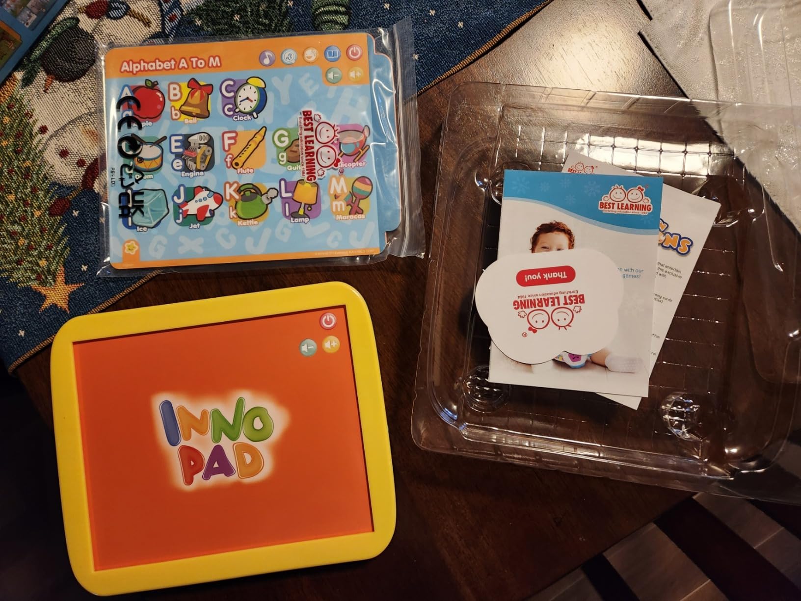 BEST LEARNING INNO PAD Smart Fun Lessons - Educational Tablet Toy to Learn Alphabet, Numbers, Colors, Shapes, Animals, Transport for Toddlers Ages 2 to 5 Years Old | Educational Birthday Gift customer photo 1