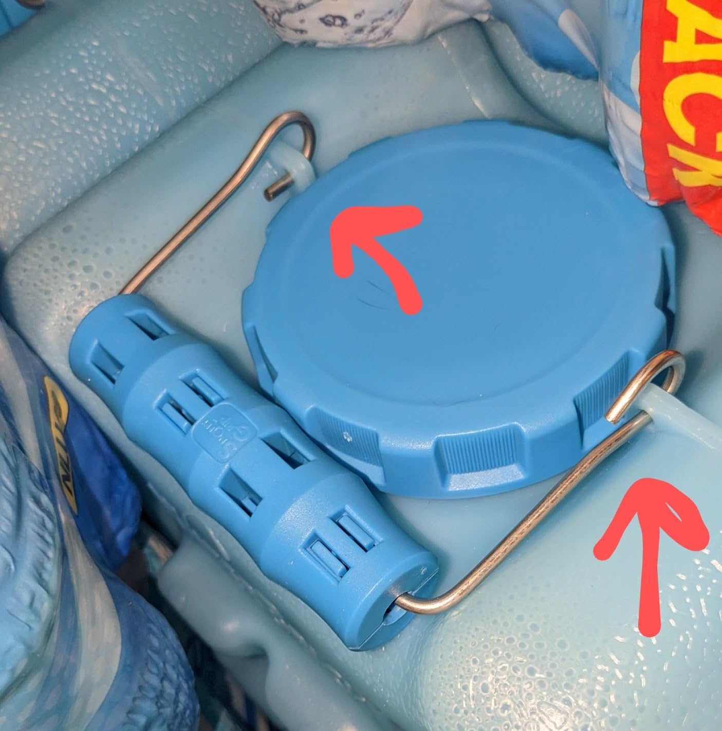 WaterBrick International WaterBrick Water Storage Containers for Emergency Water Storage | 4-Pack of Stackable 3.5 Gallon Water Container Bricks | Food-Grade HDPE Plastic | BPA-Free | STD Blue customer photo 2