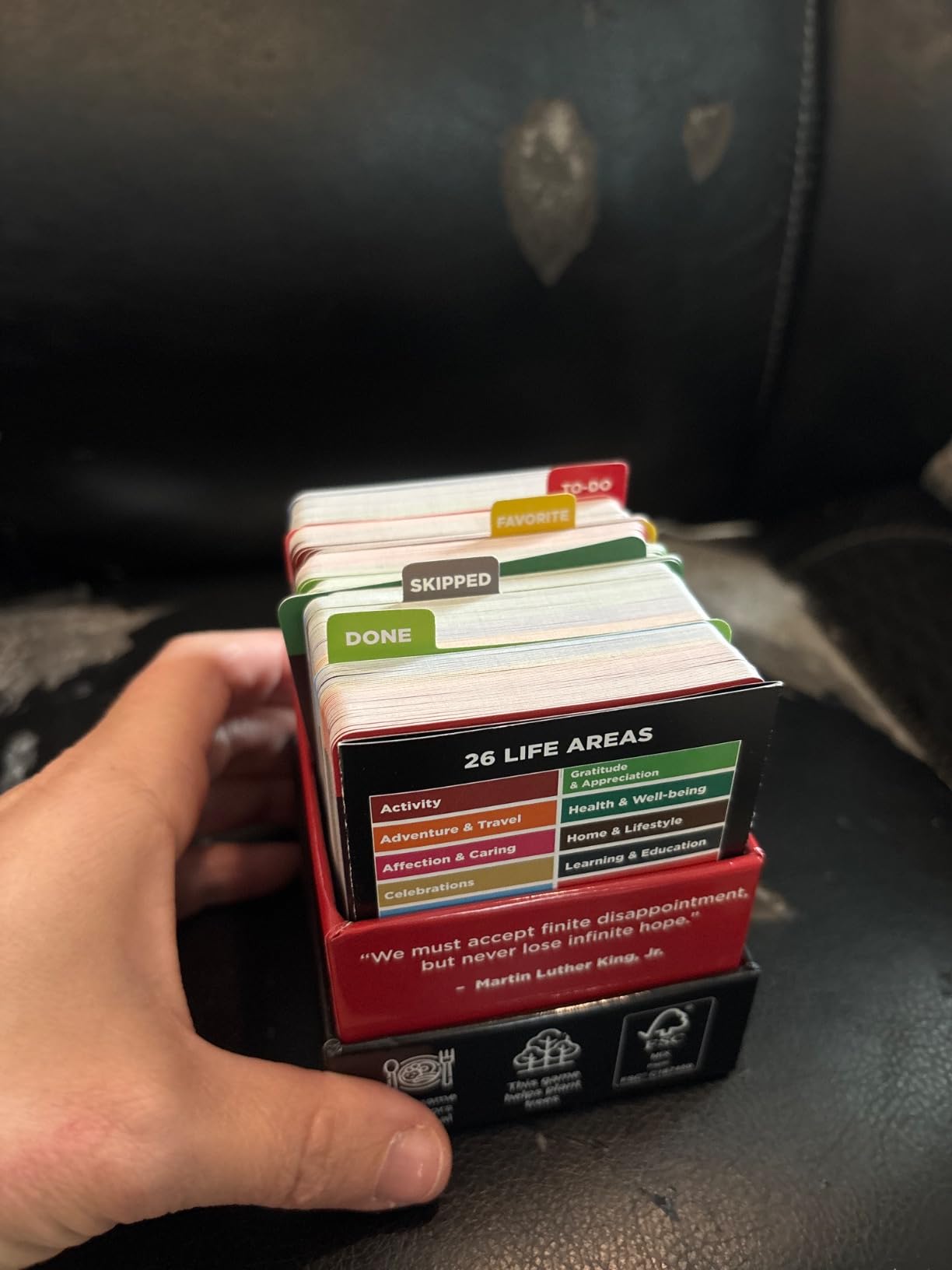 Life Sutra Couple Connect Game - 400 Thoughts Provoking Cards for Young Couples to Strengthen Communication, Build Trust, Enhance Emotional Bond - Ideal for Date Night, Newlyweds & Wedding Gifts customer photo 2